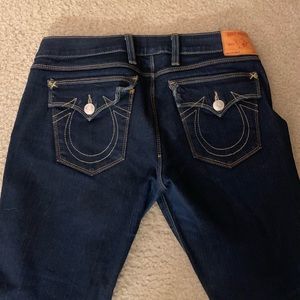 Dark Wash Boot Cut True Religion Jeans